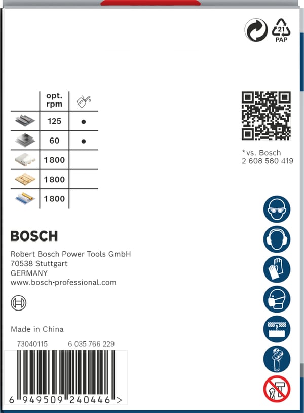 Miniatyrbild 3 av 10: Bosch PRO Multi Material PC Plus hålborr Borr 1 styck