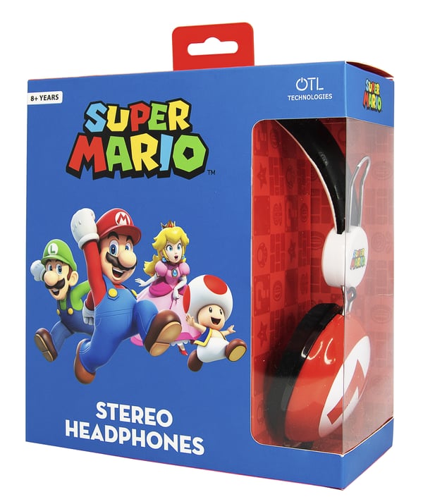 OTL Technologies Super Mario SM0654 hörlur och headset Hörlurar Kabel Huvudband Musik Multifärg