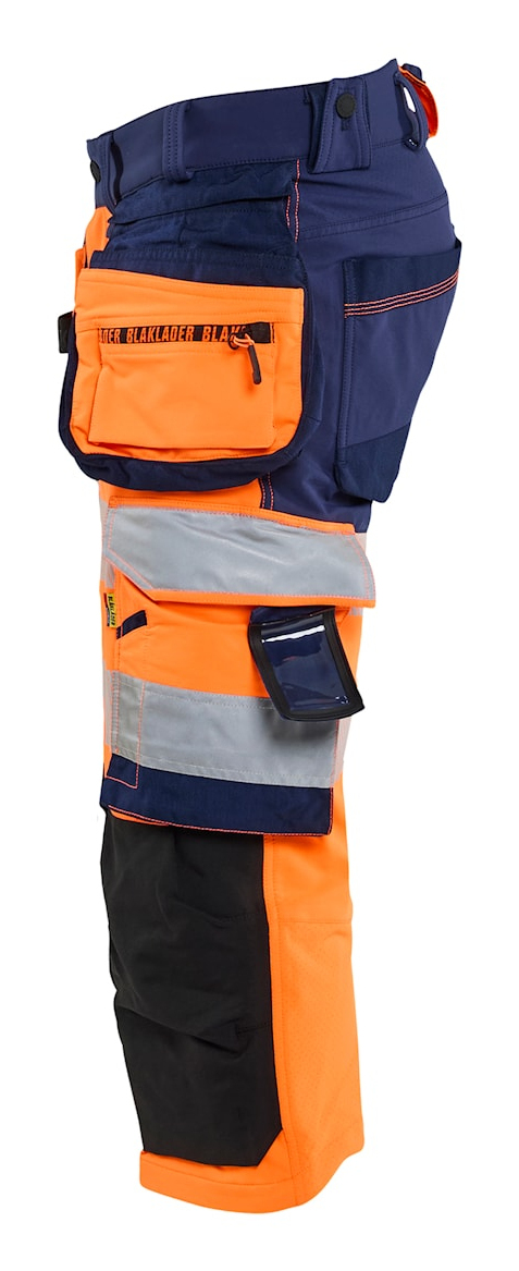 Miniatyrbillede 3 af 4: Blakläder 112316485389 Bukser Blå, Marineblå, Orange