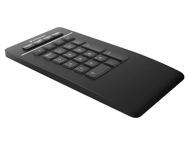 Miniatyrbillede 4 af 7: 3Dconnexion Numpad Pro numerisk tastatur Bluetooth/USB/RF Wireless Sort