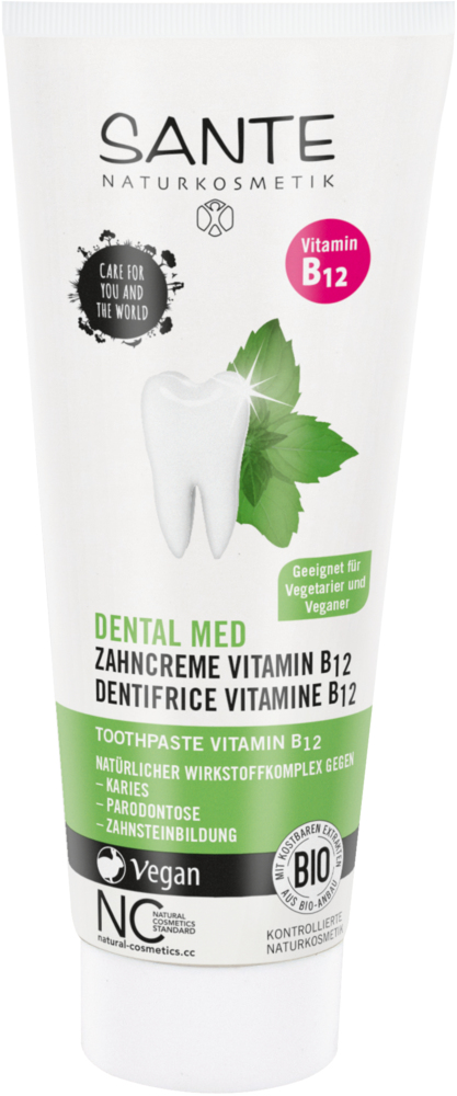 Sante Naturkosmetik 44163 tandpasta Anti-plak tandpasta 75 ml