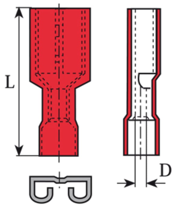 Miniatyrbillede 3 af 3: Vogt 3966s elektrisk kontakt