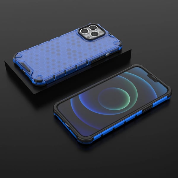 Hurtel Honeycomb mobiltelefon etui 17 cm (6.7") Hylde etui Blå