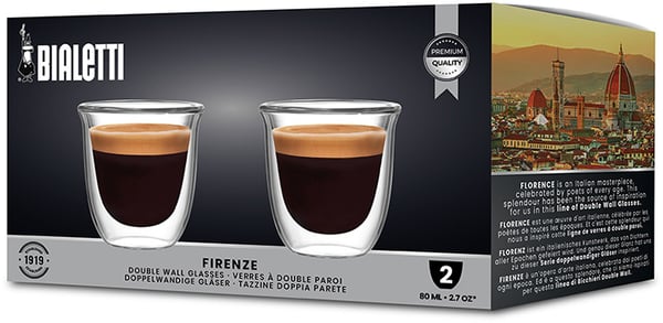 Miniatyrbild 2 av 4: Bialetti Firenze Transparent 2 styck 80 ml