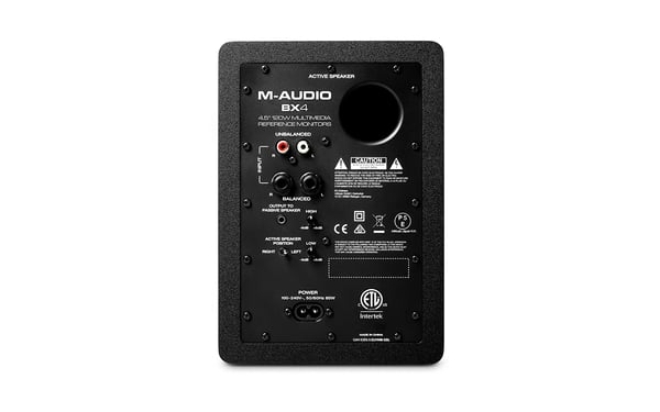 M-AUDIO BX4 højttaler Sort Ledningsført 50 W