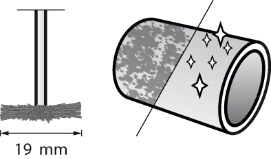 Dremel 26150428JA poleringstillbehör för rotationsverktyg Förberedningsborste