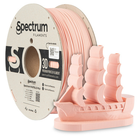 Miniatyrbillede 1 af 4: Spectrum Filaments Pastello PLA 1.75mm Polymælkesyre (PLA) Orange 1 kg