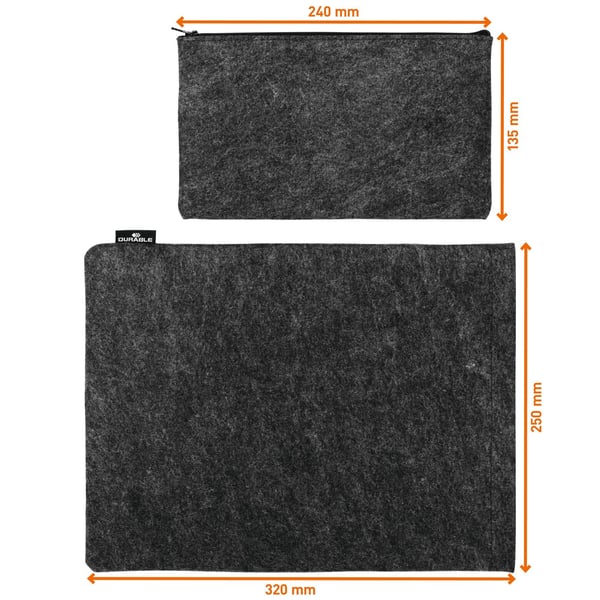 Miniatyrbild 12 av 13: Durable Effect 33 cm (13") Överdrag Antracit