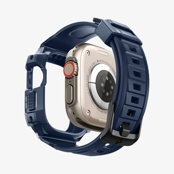 Miniatyrbild 12 av 14: SPIGEN RUGGED ARMOR ”PRO” APPLE WATCH ULTRA 1 / 2 (49 MM) MARINBLÅ