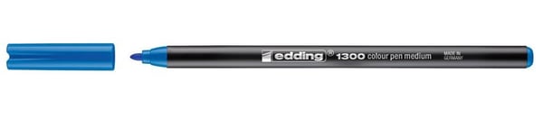 Edding 1300 stiftpennor Medium Blå 1 styck
