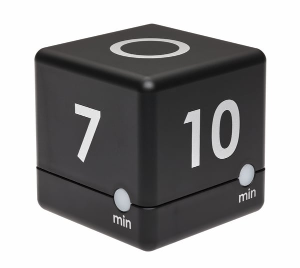 TFA-Dostmann 38.2040.01 Digital køkkentimer Sort, Hvid