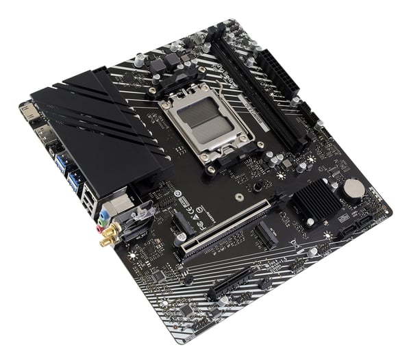 Miniatyrbild 4 av 4: Biostar B850MT2-E DJ moderkort AMD B850 AM5-sockel micro ATX
