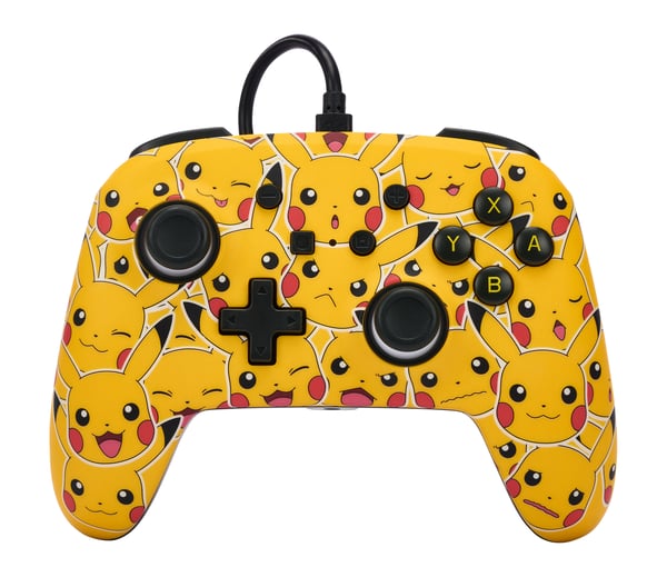PowerA NSGP0083-01 peliohjain Musta, Punainen, Keltainen USB Pad-ohjain Analoginen Nintendo Switch