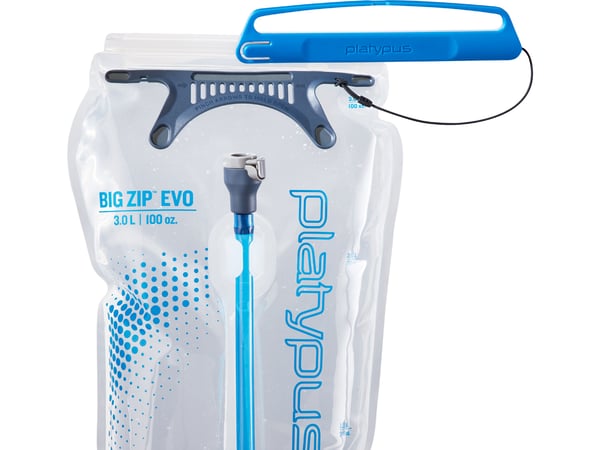 Platypus BIG ZIP Daglig användning 3000 ml Polyeten, Silikon Blå, Transparent