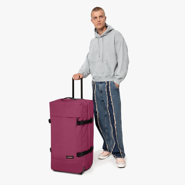 Eastpak Tranverz L Vagn Mjukt skal Burgundisk 121 l Polyester