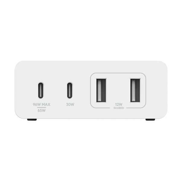 Miniatyrbillede 3 af 4: Belkin WCH010VFWH oplader til mobil enhed Laptop, Smartphone, Tablet Hvid Vekselstrøm Indendørs