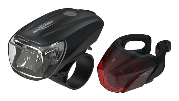 Ansmann 1600-0254 cykellygte Baglys + forlys (sæt) LED Ansmann 1600-0254 cykellygte Baglys + forlys (sæt) LED