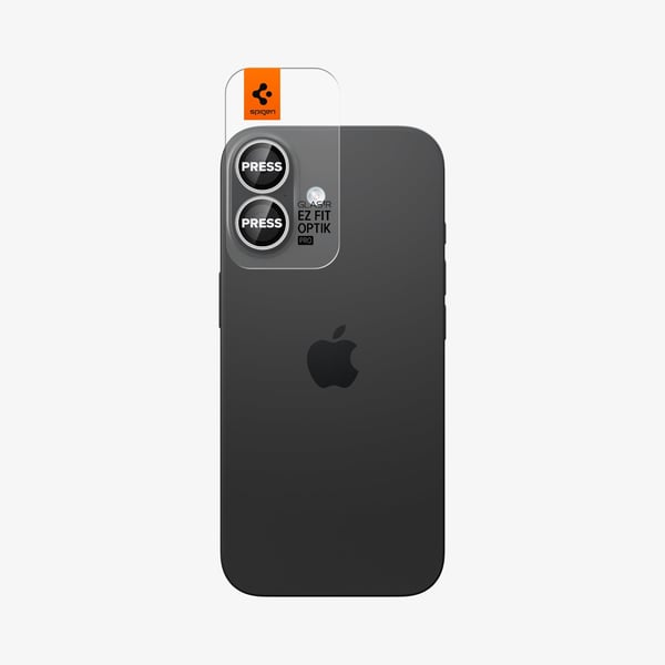 Pikkukuva 1 / 5: Spigen Optik Pro EZ Fit Kameran linssisuoja Apple 2 kpl