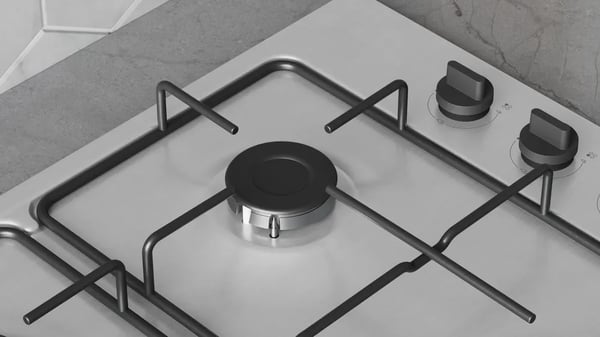 Miniatyrbillede 3 af 5: Balay 3ETX464BB kogeplade Rustfrit stål Indbygget 58 cm Gaskomfur 4 zone(s)