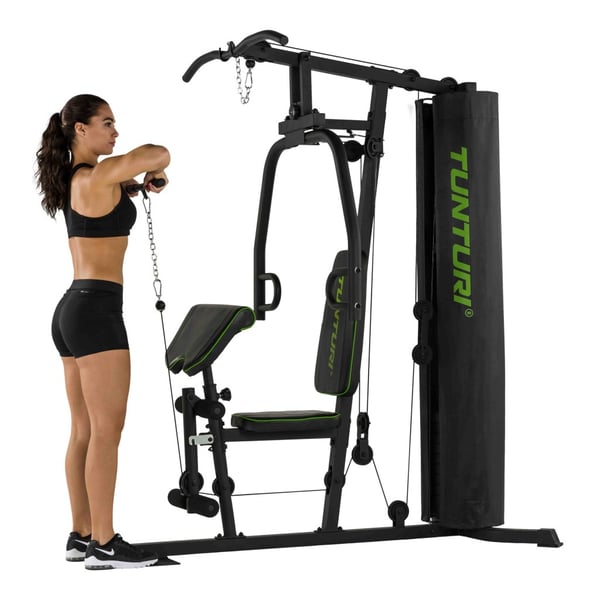 Miniatyrbillede 6 af 10: Tunturi HG20 Home Gym Tilbage, Biceps, Bryst, Quadriceps, Skuldre