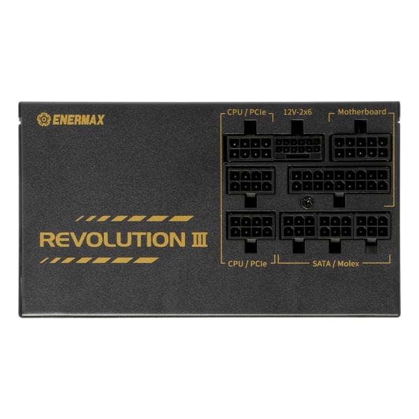 Miniatyrbillede 5 af 5: Enermax Strømforsyning Revolution3 80+ Gold Sort FULLMOD - PC-/Server Strømforsyning - ATX
