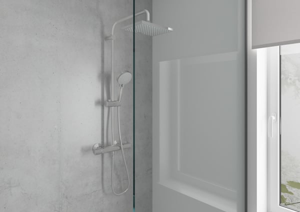 Hansgrohe Showerpipe 230 brusesystem 2 hoved(er) Væg Sort