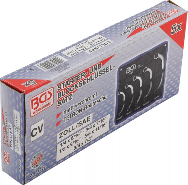 BGS technic Obstruction Ring Spanner Set