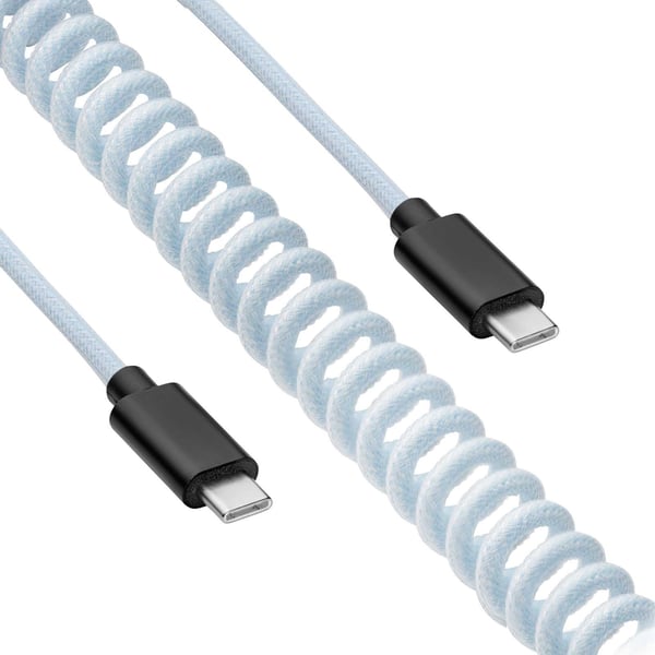 Miniatyrbillede 4 af 6: Akyga AK-USB-49 USB-kabel USB 2.0 3 m USB C 5 W Hvid
