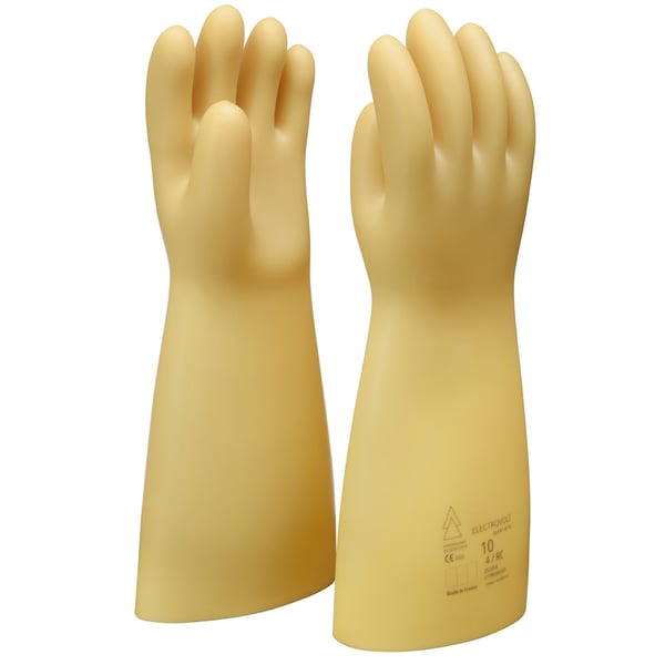 Miniatyrbillede 1 af 4: KS Tools 117.0060 beskyttende håndbeklædning Isolerende handsker Hvid Latex