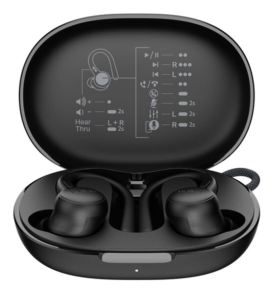 Belkin SoundForm ActiveFit Kuulokkeet Langallinen & langaton Ear-hook Puhelut/Musiikki USB Type-C Bluetooth Musta