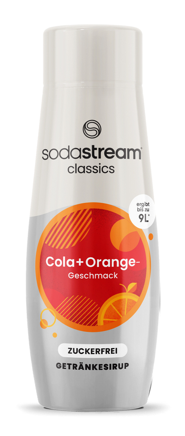 SodaStream 1525609490 Jälkiruokasiirappi ja kastike Cola, Oranssi 440 ml