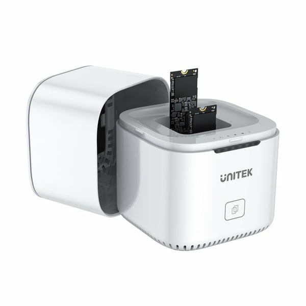 UNITEK SyncStation Marshmallow M.2 USB 3.2 Gen 2 (3.1 Gen 2) Type-C Vit UNITEK SyncStation Marshmallow M.2 USB 3.2 Gen 2 (3.1 Gen 2) Type-C Vit