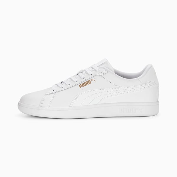 Miniatyrbillede 1 af 6: PUMA 390987_01_37.5 atletiksko Hunstik Guld, Hvid