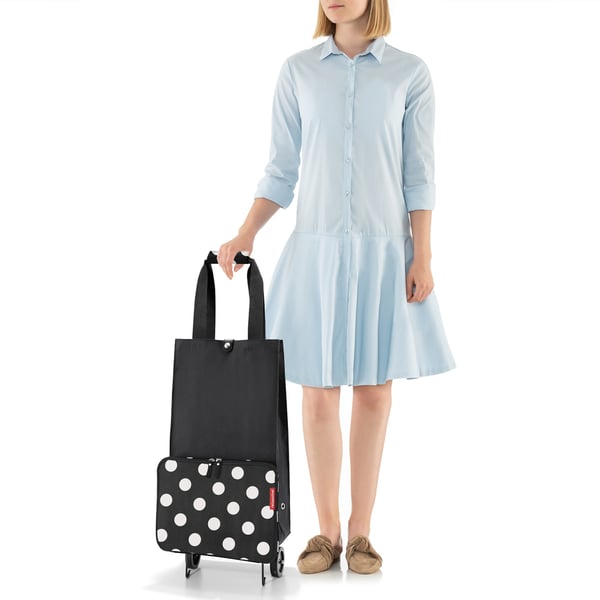 Reisenthel foldabletrolley Sort, Hvid Trolley taske
