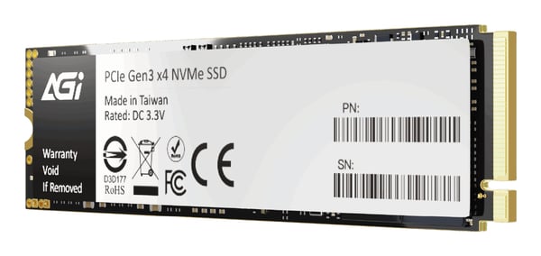 Pikkukuva 2 / 4: AGI Technology AI298 512 GB M.2 PCI Express 3.0 NVMe 3D NAND