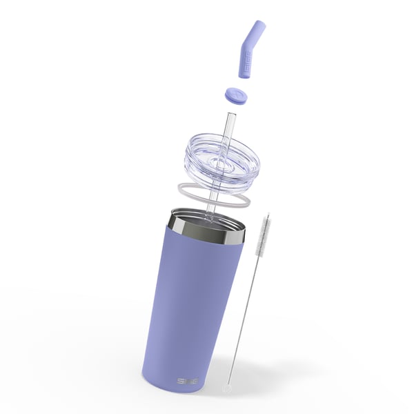 Miniatyrbillede 1 af 6: SIGG 6015.60 rejsekrus 600 ml Blå Rustfrit stål