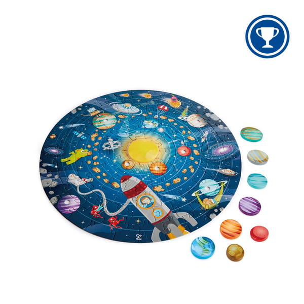 Miniatyrbillede 1 af 3: Hape E1625 puslespil Kontur puslespil Kunst