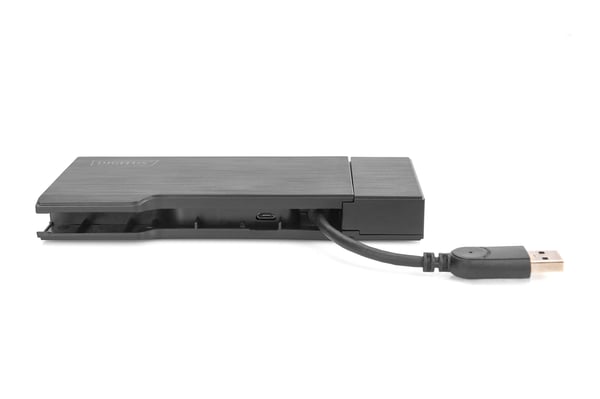 Digitus DA-70894 kannettavien tietokoneiden telakka ja porttitoistin Langallinen USB 3.2 Gen 1 (3.1 Gen 1) Type-A Musta