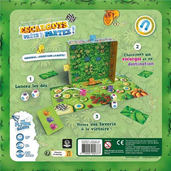 Miniatyrbillede 8 af 17: Blackrock Games ESCARGOTS, PRÊTS ? PARTEZ ! 15 min.