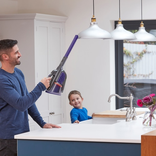 Black & Decker BHHV520BFP handdammsugare Svart, Violett Utan påse