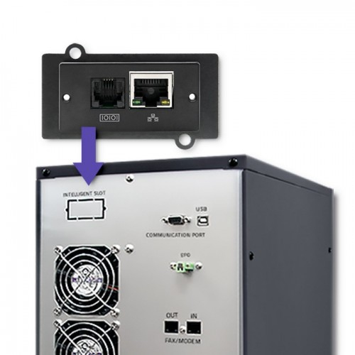 Qoltec 53044 UPS-enhed Dobbeltkonvertering (online) 10 kVA 8000 W