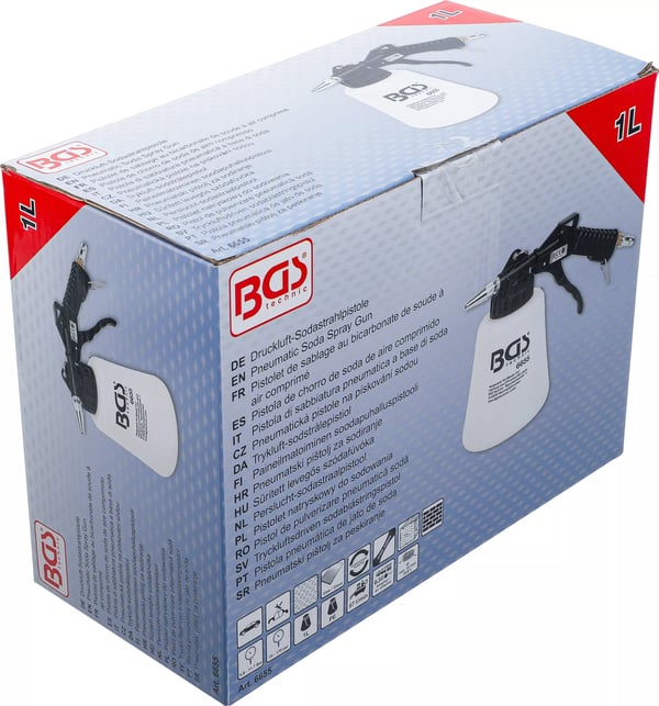 Miniatyrbild 5 av 5: BGS technic Pneumatic Soda Spray Gun