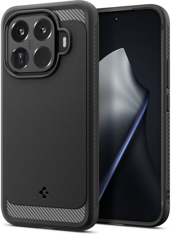 Miniatyrbillede 1 af 11: Spigen Rugged Armor mobiltelefon etui 17,4 cm (6.83") Cover Sort