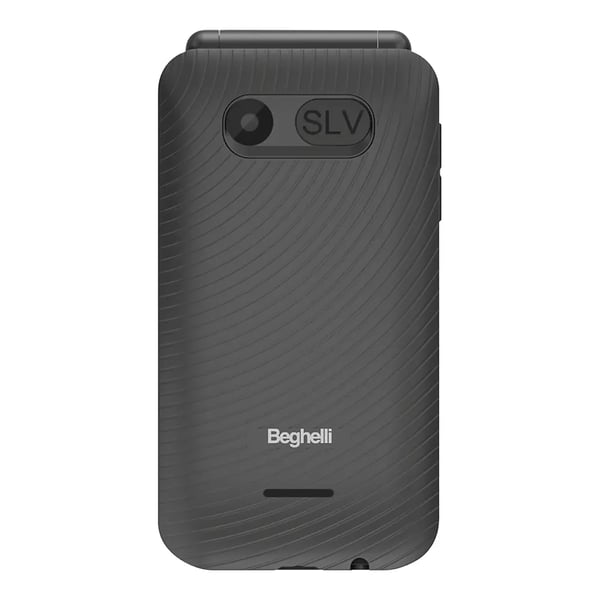 Beghelli SLV41 7,11 cm (2.8") 128 g Musta Senioripuhelin