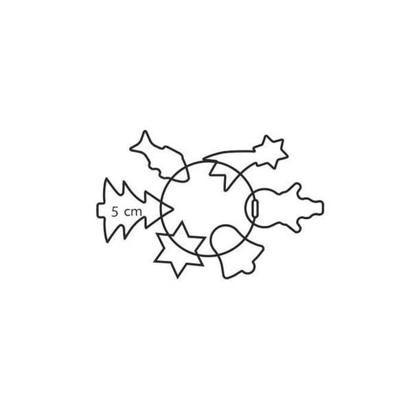 Tescoma 631382 småkageform Metallic