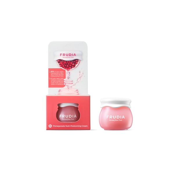 Miniatyrbild 1 av 3: FRUDIA Pomegranate Nutri-Moisturizing Cream – Mini Dag- och nattkräm 10 ml