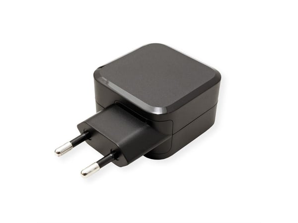Miniatyrbillede 3 af 3: VALUE 19.99.1095 oplader til mobil enhed Universel Sort Vekselstrøm Indendørs