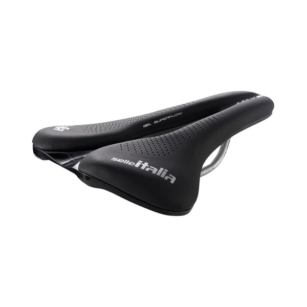 Miniatyrbillede 1 af 5: Selle Italia Max Novus Boost Evo TI 316 Gel Superflow Gadeløb Unisex Cykelsæde