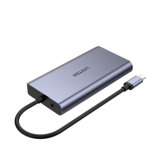 Pikkukuva 2 / 3: UNITEK uHUB O8+ Langallinen USB 3.2 Gen 1 (3.1 Gen 1) Type-C Harmaa