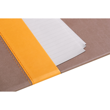 Rhodia 318803C skriveunderlag Kunstlæder Chokolade